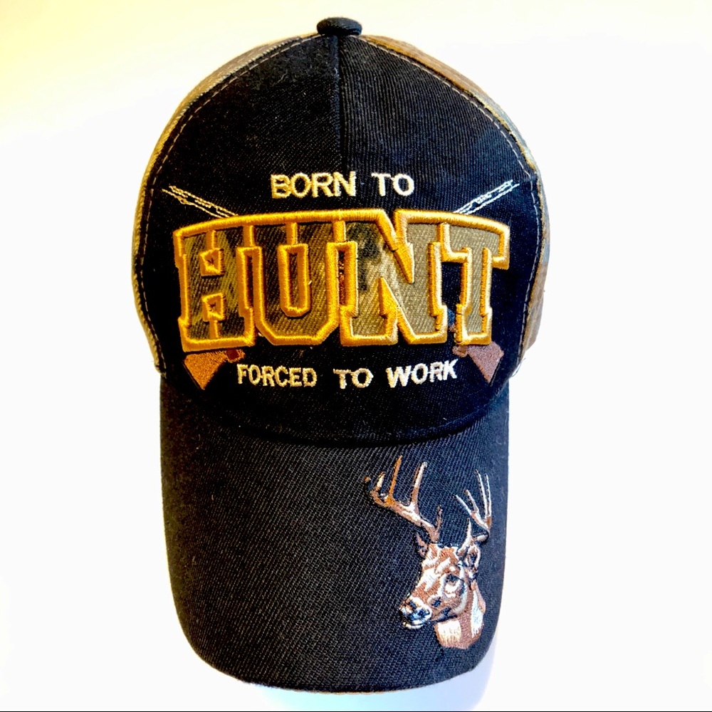 Joycap “Born to Hunt” Camouflage Deer Baseball Hat OS